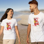 Camisetas de diseño exclusivo "Toxiño por fuera, gominola de corazón".