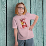 Camisetas de diseño exclusivo "Toxiño por fuera, gominola de corazón".